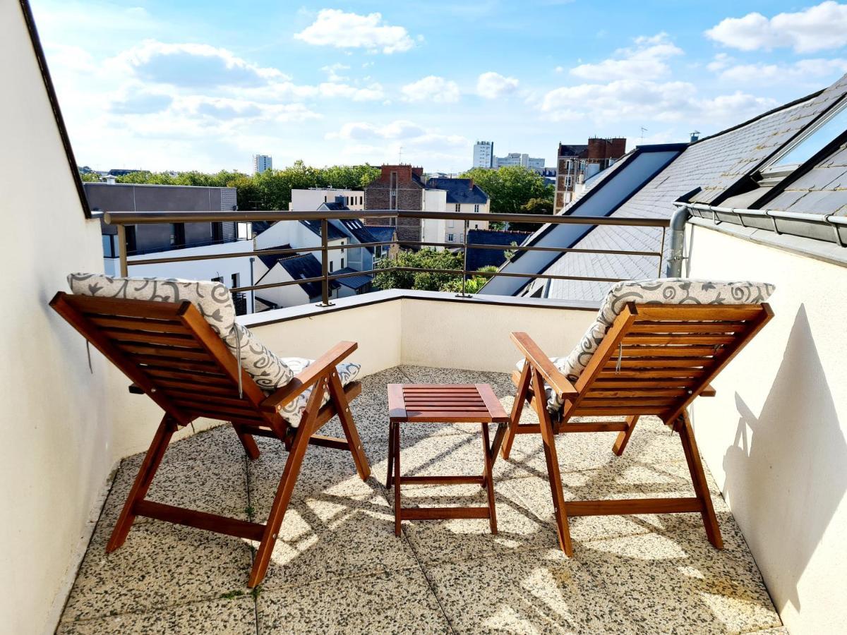 Chambre Avec Terrasse Privative Rennes Kültér fotó